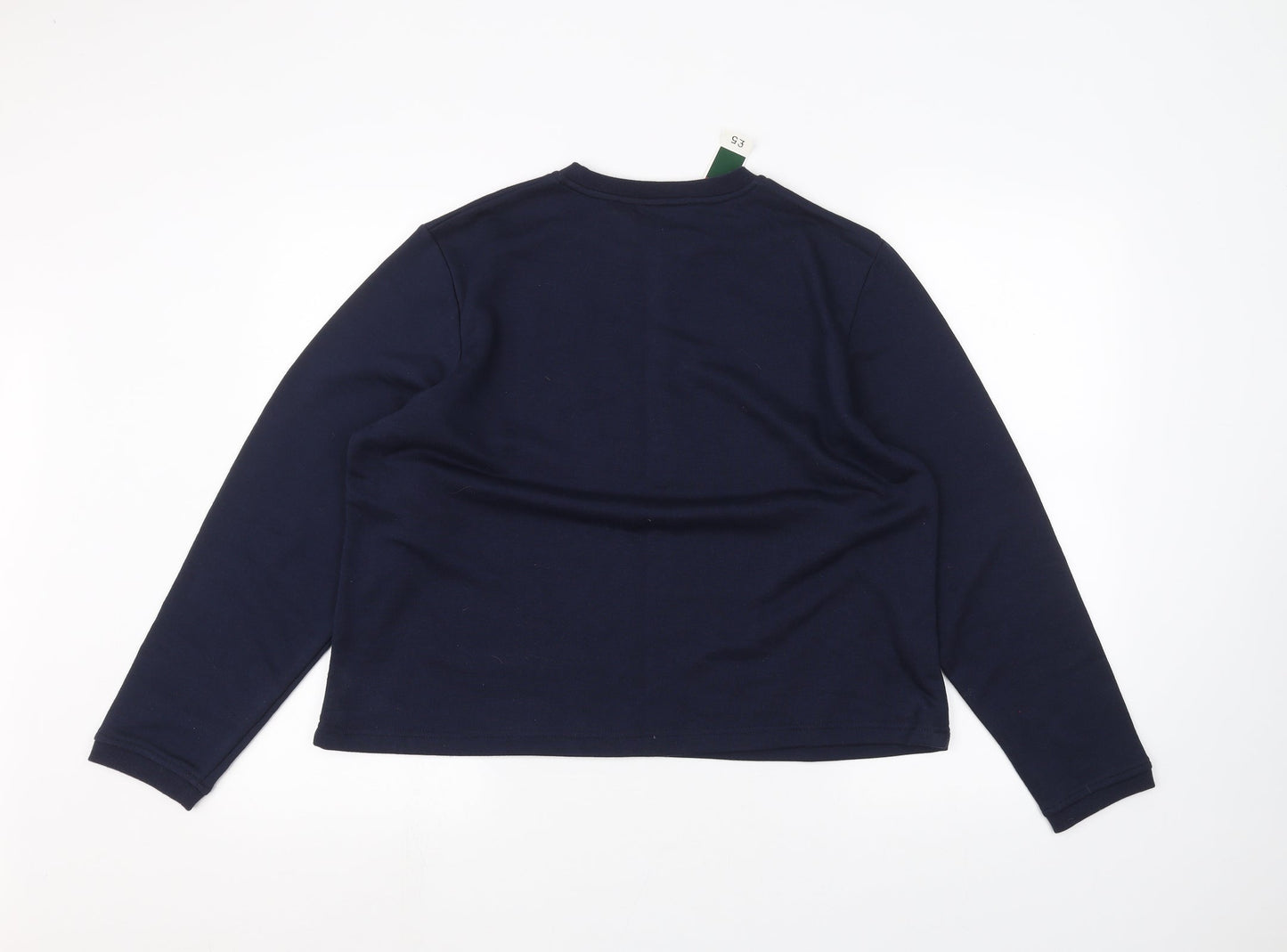 Womens UK Size 16 Joie de vivre Blue Pullover Jumper