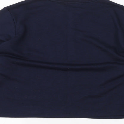 Womens UK Size 16 Joie de vivre Blue Pullover Jumper