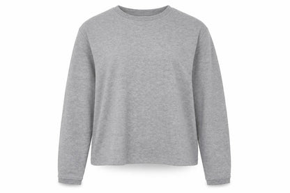 Womens UK Size 16 Joie de vivre Grey Pullover Jumper