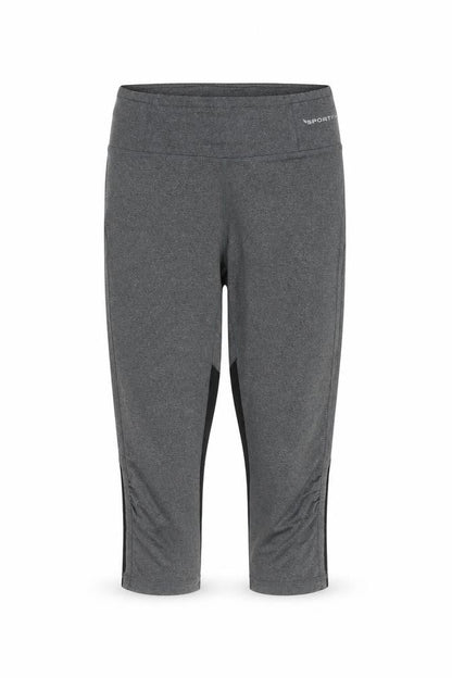 SportFX Womens Grey   Cropped Leggings Size 6 L20 in