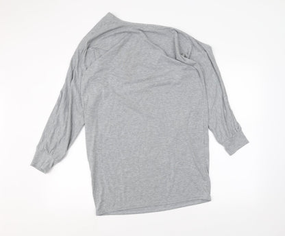 Boohoo Womens Grey   Basic T-Shirt Size 12