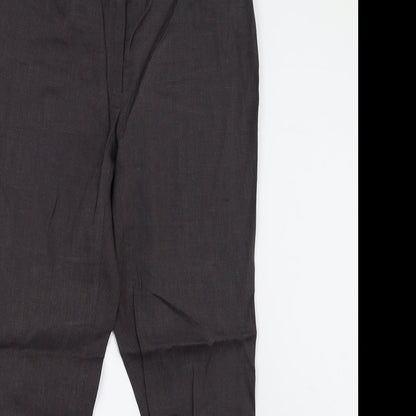 Womens UK Size 10 M&S Regular Fit  Grey Trousers