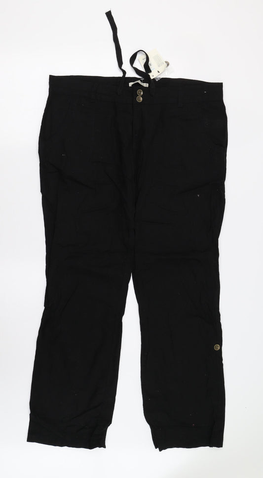 Primark Womens Black   Trousers  Size 16 L32 in