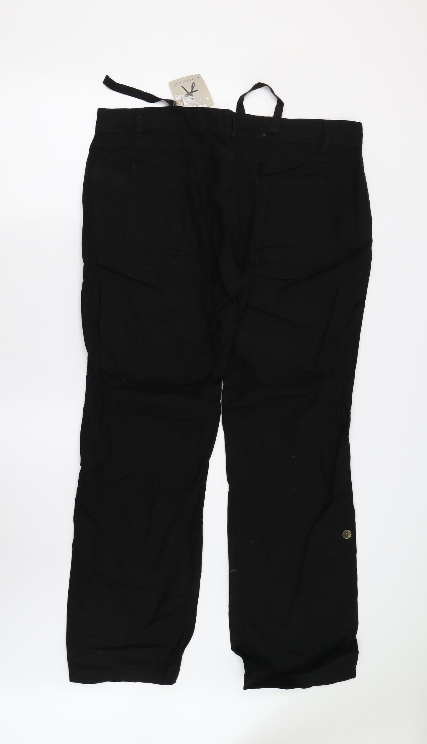 Primark Womens Black   Trousers  Size 16 L32 in