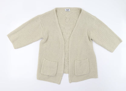 Urban Mist Womens Beige  Knit Cardigan Jumper Size L