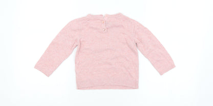 Young Dimension Girls Pink   Cardigan Jumper Size 12-18 Months