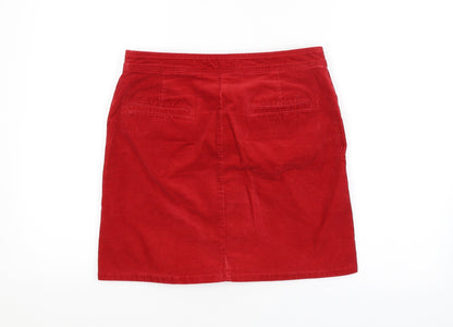 M&S Womens Red   Straight & Pencil Set Size 8