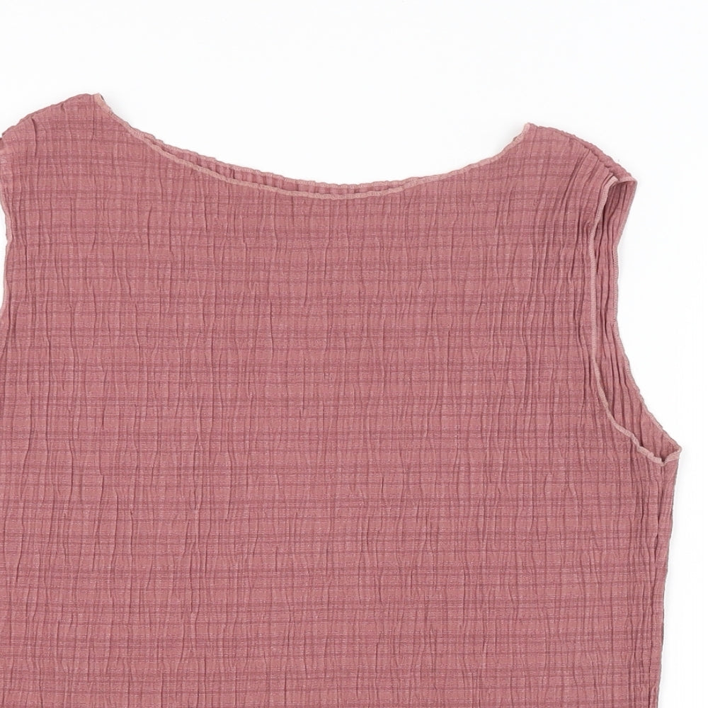 Womens UK Size 14 Preworn Purple Basic Tank