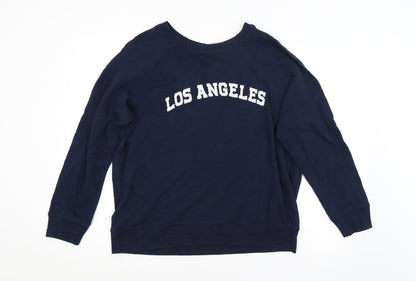 Womens UK Size 18 M&S Blue Pullover Jumper