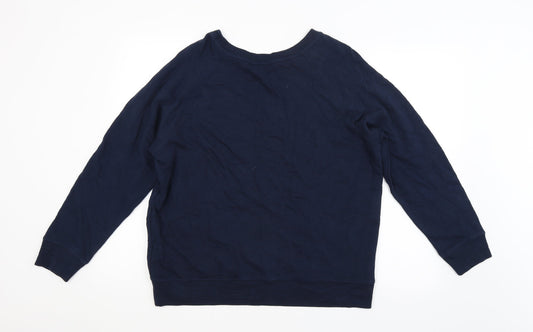 Womens UK Size 18 M&S Blue Pullover Jumper