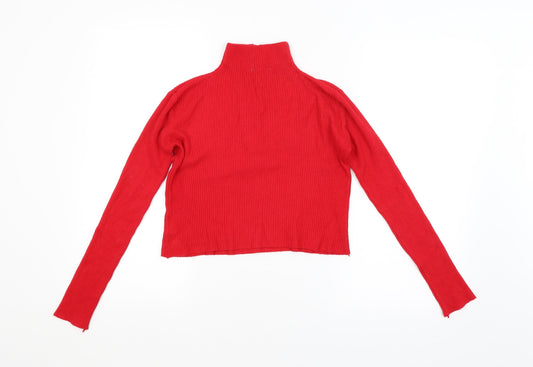 CHERRY KOKO Womens Red   Full Zip Jumper Size S