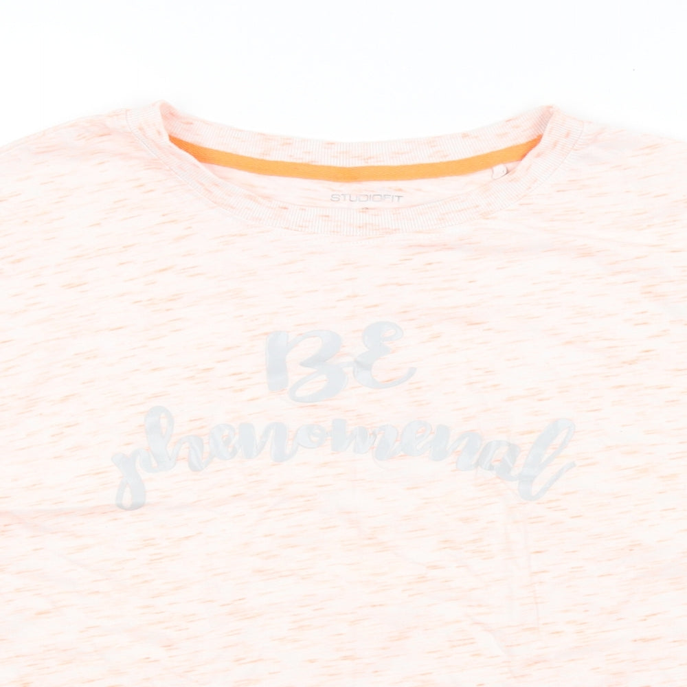 STUDIOFIT Womens Multicoloured   Basic T-Shirt Size S  - BE PHENOMENAL