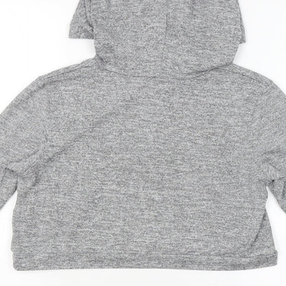 New Look Girls Grey   Pullover Hoodie Size 9 Years