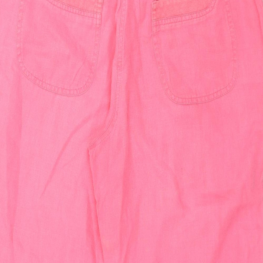 Preworn Womens Pink   Capri Trousers Size L L21 in