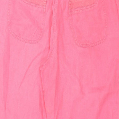 Preworn Womens Pink   Capri Trousers Size L L21 in