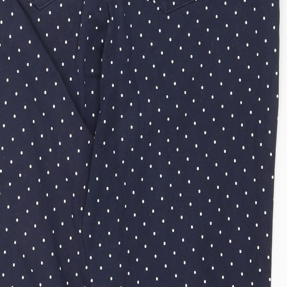 Womens UK Size 8 Preworn Regular Fit Skinny Blue Jeans
