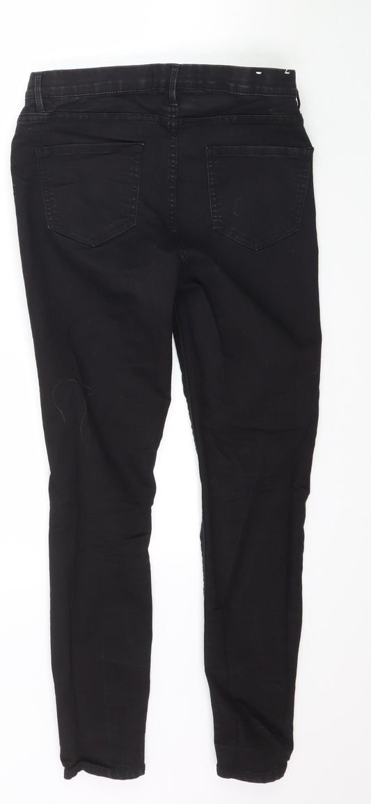 New Look Womens Black  Denim Jegging Jeans Size 10 L26 in