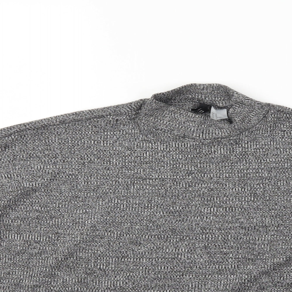 Womens UK Size M Divided Grey Pullover Jumper