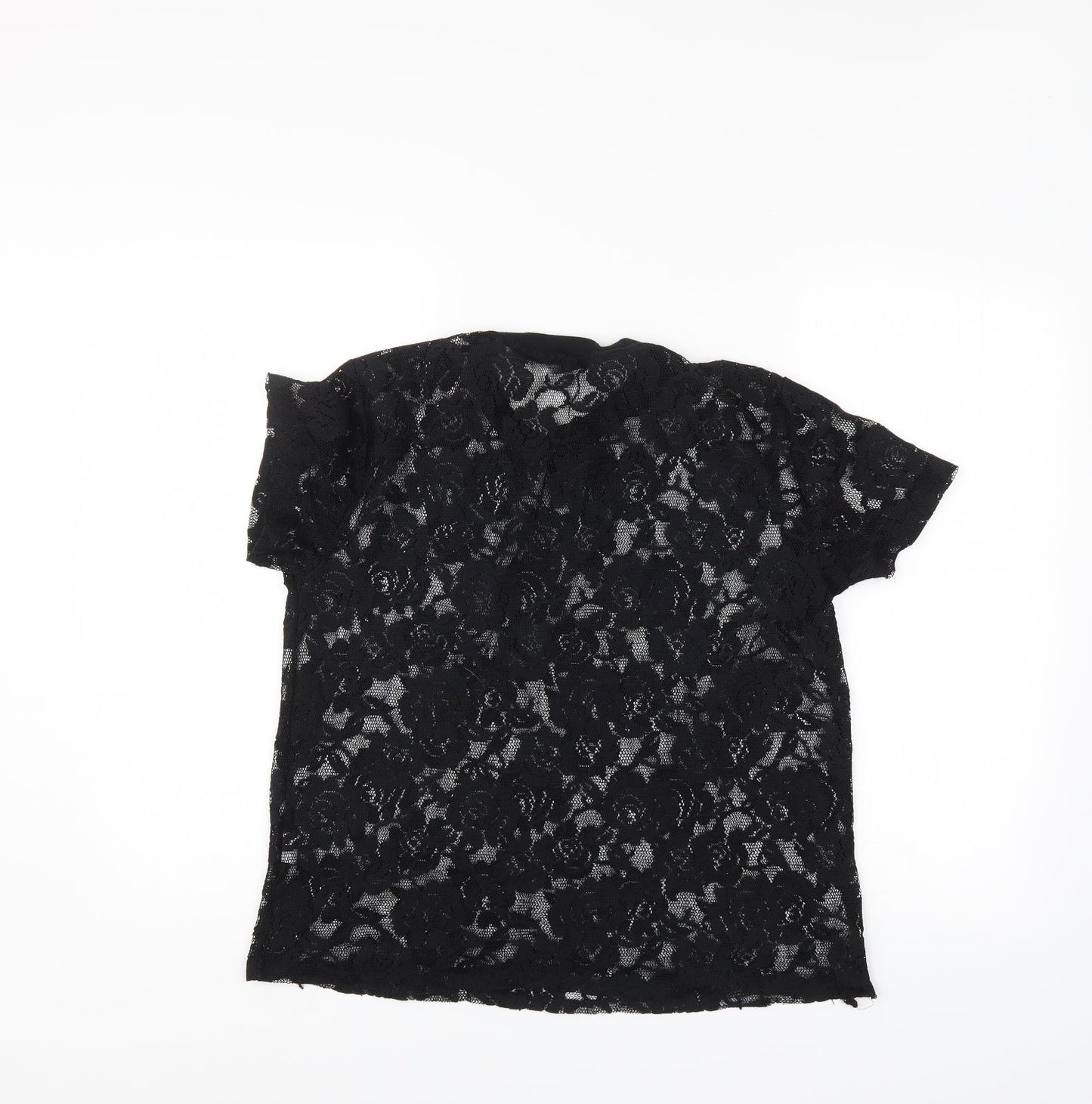 Womens UK Size 12 Atmosphere Black Basic Blouse