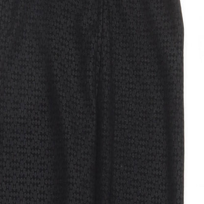 Top Shop Womens Black   Cropped Leggings Size 10 L25 in