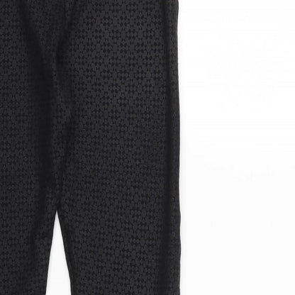 Top Shop Womens Black   Cropped Leggings Size 10 L25 in