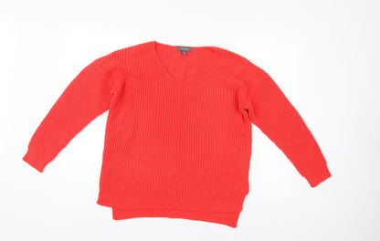 Primark Womens Orange   Pullover Jumper Size 14