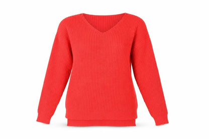Womens UK Size 14 Primark Orange Pullover Jumper