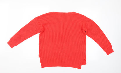 Primark Womens Orange   Pullover Jumper Size 14