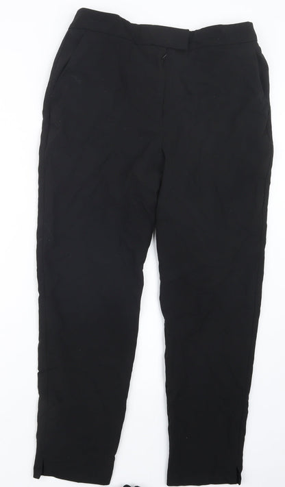 F&F Womens Black   Trousers  Size 10 L26 in