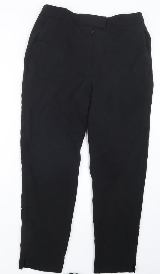 F&F Womens Black   Trousers  Size 10 L26 in