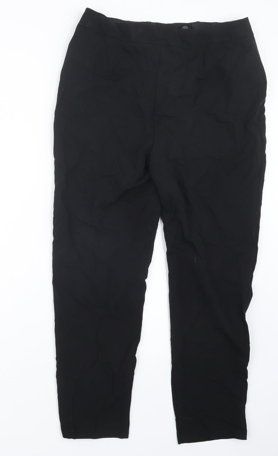 F&F Womens Black   Trousers  Size 10 L26 in