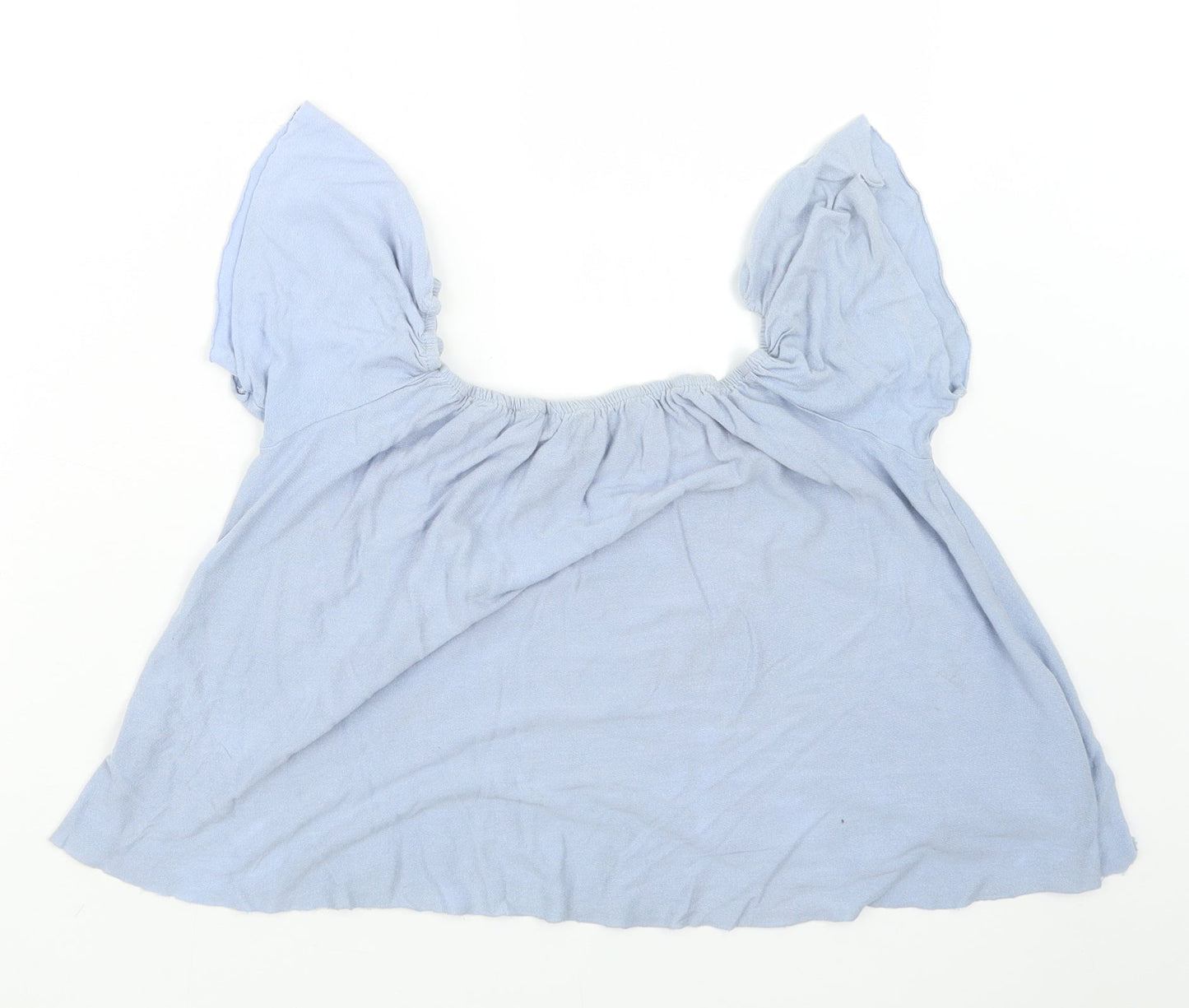 Womens UK Size 12 Atmosphere Blue Basic T-Shirt