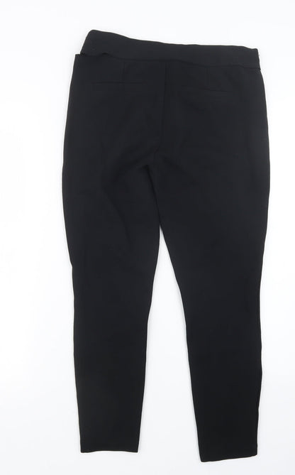 D. Jeans Womens Black   Trousers  Size 8 L25.5 in