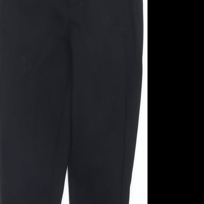 D. Jeans Womens Black   Trousers  Size 8 L25.5 in