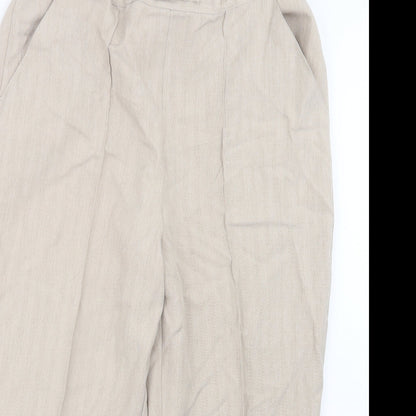 BM Womens Beige   Trousers  Size 16 L22 in