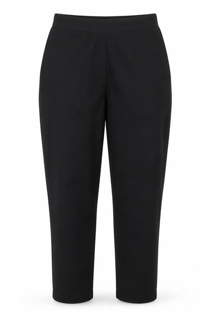 Womens UK Size 14 Preworn Regular Fit  Black Trousers