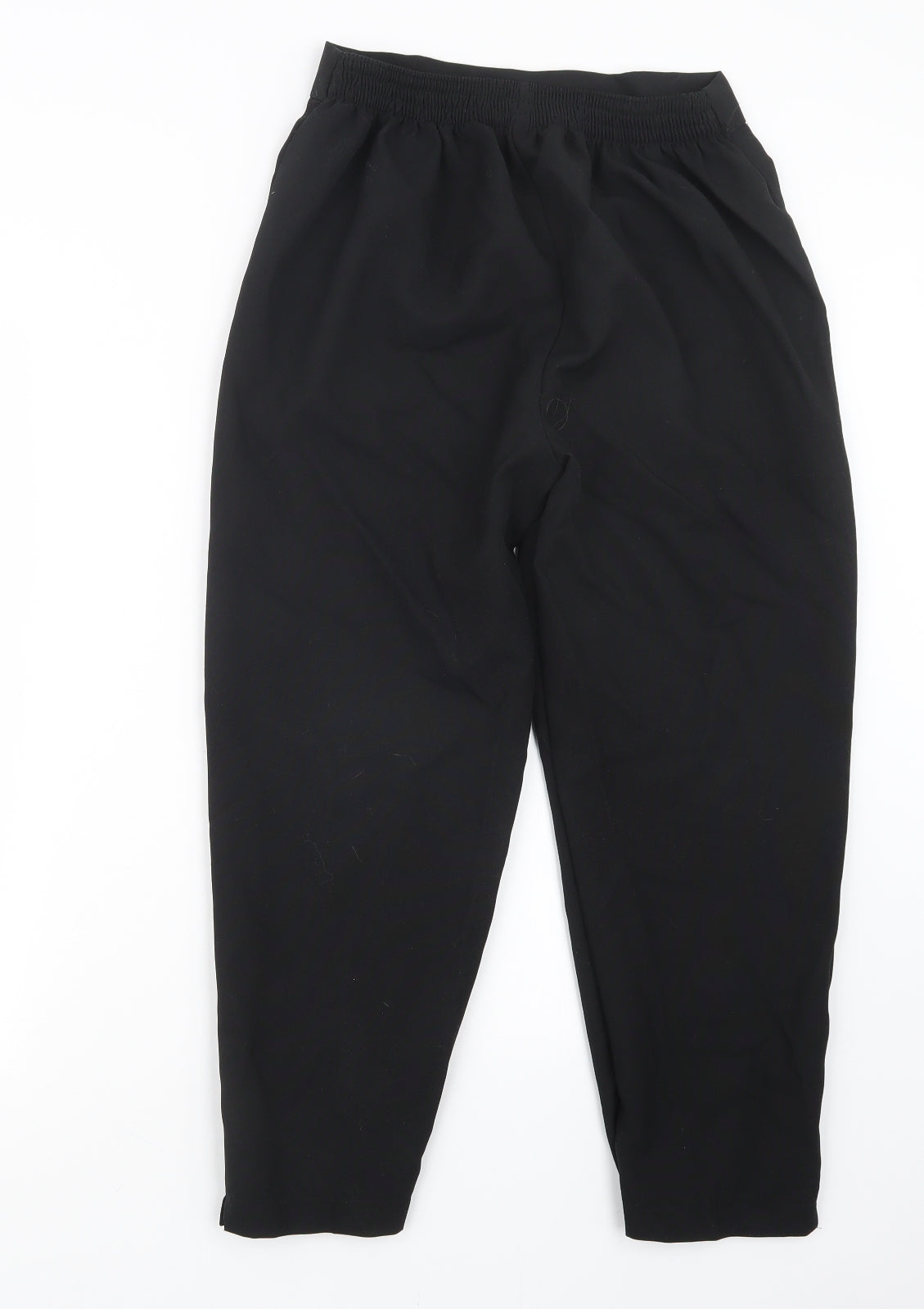 Womens UK Size 14 Preworn Regular Fit  Black Trousers