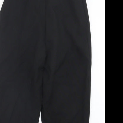 Womens UK Size 14 Preworn Regular Fit  Black Trousers
