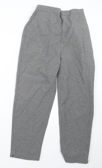 Womens UK Size 12 Preworn Regular Fit  Grey Trousers