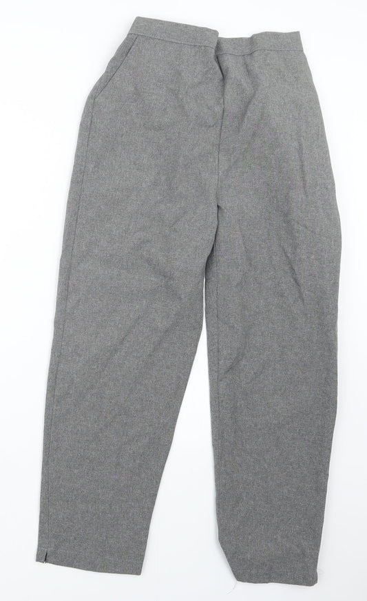 Womens UK Size 12 Preworn Regular Fit  Grey Trousers