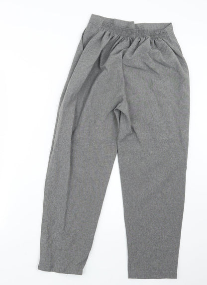 Womens UK Size 12 Preworn Regular Fit  Grey Trousers