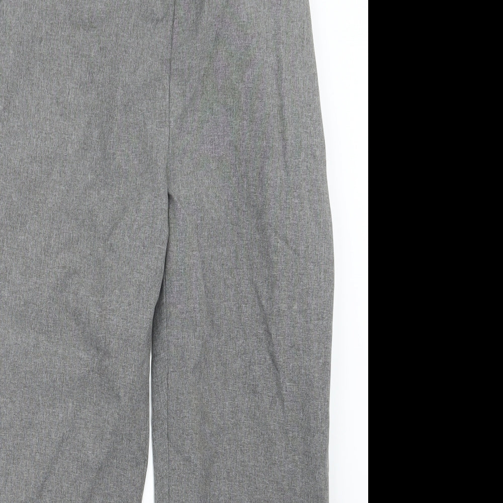 Womens UK Size 12 Preworn Regular Fit  Grey Trousers