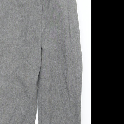 Womens UK Size 12 Preworn Regular Fit  Grey Trousers