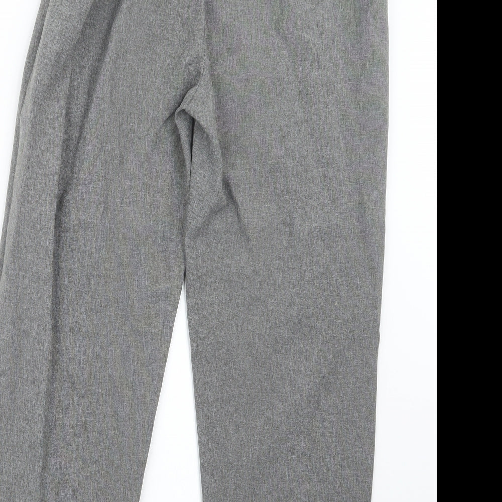 Womens UK Size 12 Preworn Regular Fit  Grey Trousers