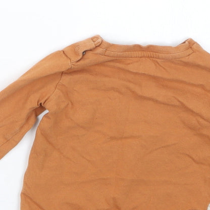F&F Boys Beige   Basic T-Shirt Size 6-9 Months