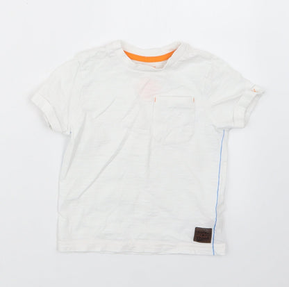 F&F Boys White   Basic T-Shirt Size 2-3 Years