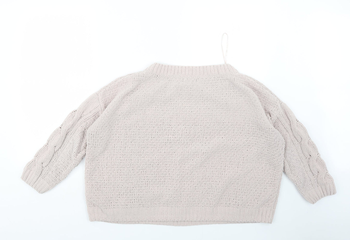 Womens UK Size S New Look Pink Pullover Jumper
