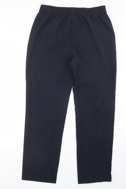 Womens UK Size 12 Marks and Spencer Regular Fit  Blue Trousers