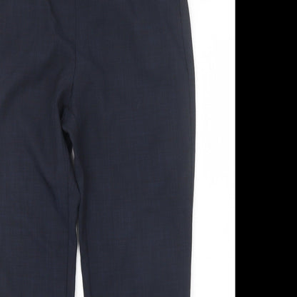 Womens UK Size 12 Marks and Spencer Regular Fit  Blue Trousers
