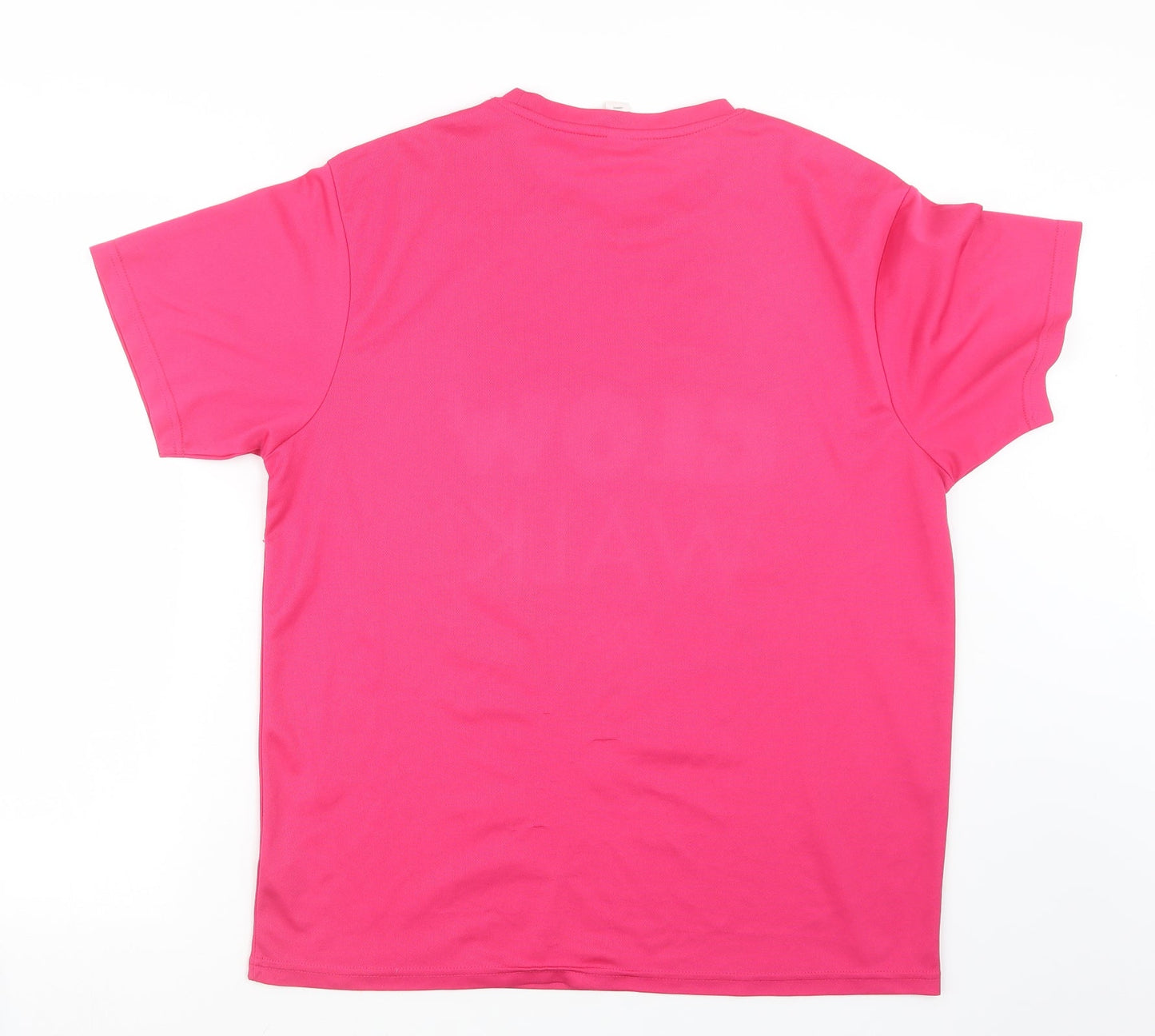 Womens UK Size XL Roly Pink Basic T-Shirt